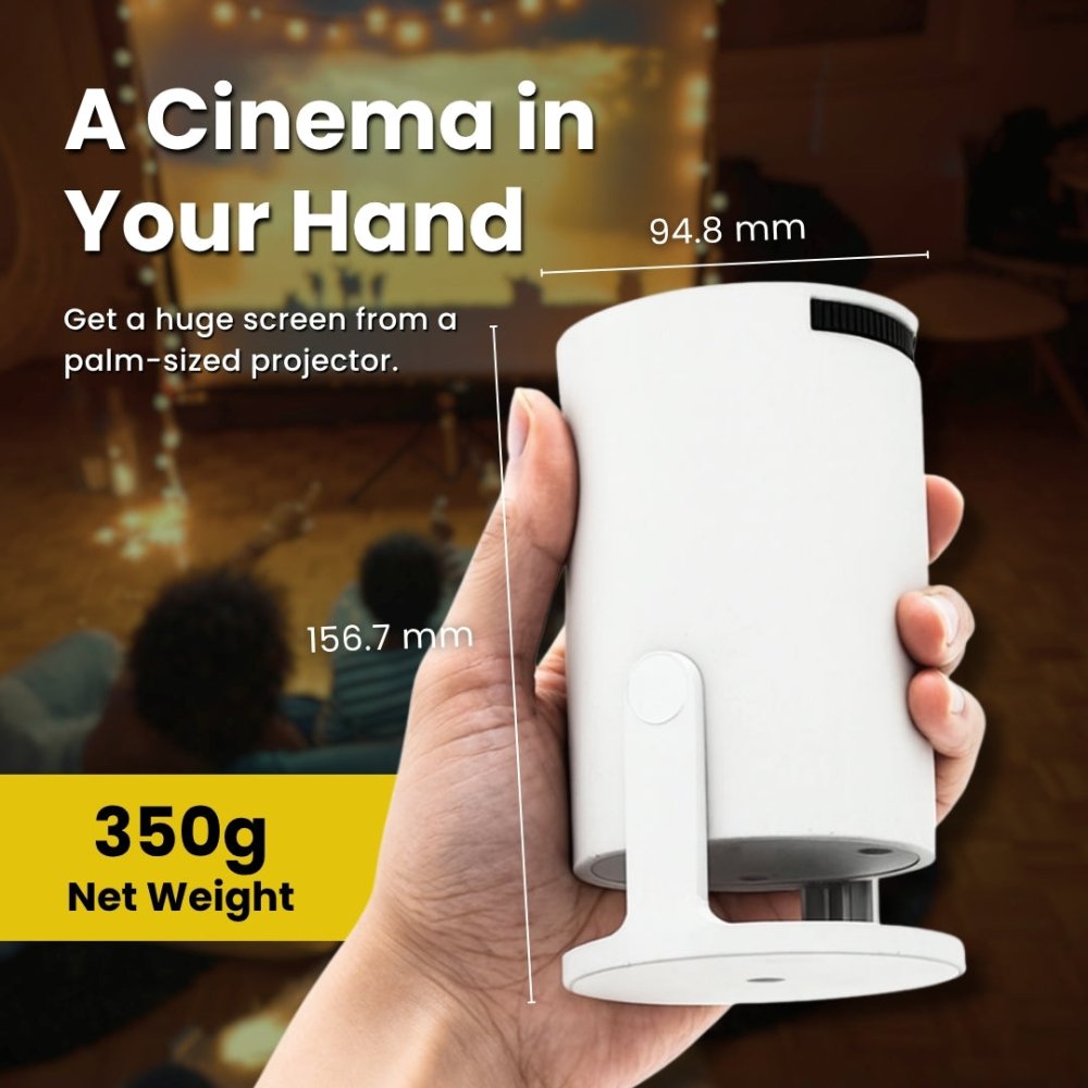 Compact portable projector dimensions and weight