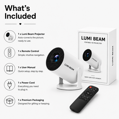 Lumi Beam Portable Projector